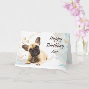 Carte Anniversaire Tante Mignonne Français Chien Chien C