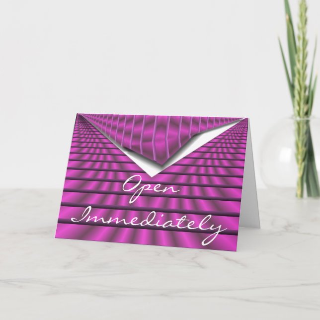 Carte Anniversaire tardif personnaliser (Devant)