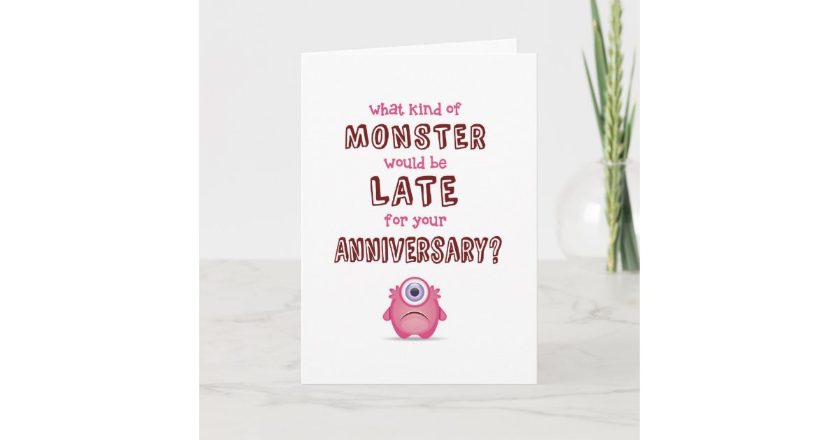Carte Anniversaire Tardif Quel Un Peu Monstre En Retard Zazzle Fr Carte Anniversaire Tardif Quel Un Peu Monstre En Retard Zazzle Fr