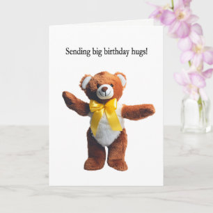 Carte Anniversaire Teddy Bear Hugs