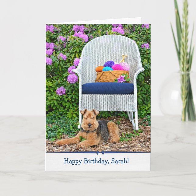 Carte Anniversaire Terrier (Devant)
