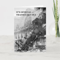 Anniversaire Train Wreck Railway Crash Antique
