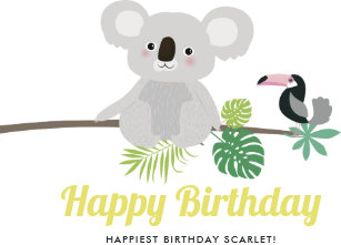 Cartes Koala D Anniversaire Zazzle Fr