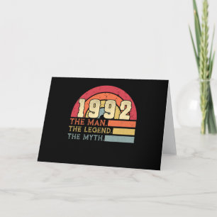 Carte Anniversaire Vintage 1992