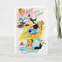 Anniversaire vintage pour une adolescente,