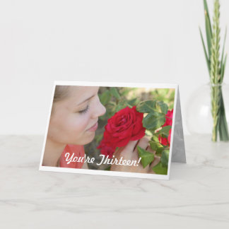 Carte Anniversaire - vous avez treize ans !