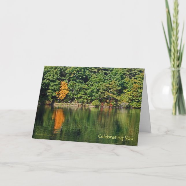 Carte Anniversaire : Walden Pond (Devant)