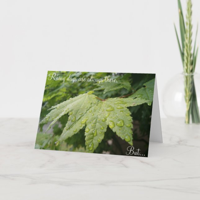 Carte Anniversaires de jour pluvieux (Devant)