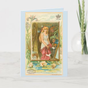 Carte Annonce de corset victorien