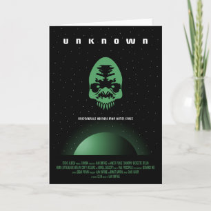Carte Annonce De Film D'Horreur Sci-Fi, Inconnu