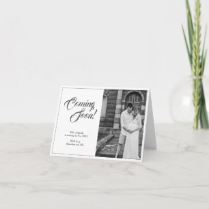 Carte Annonce de grossesse dans un style classique