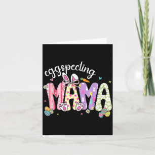 Carte Annonce de grossesse de Maman Eggspecting pour Pâq