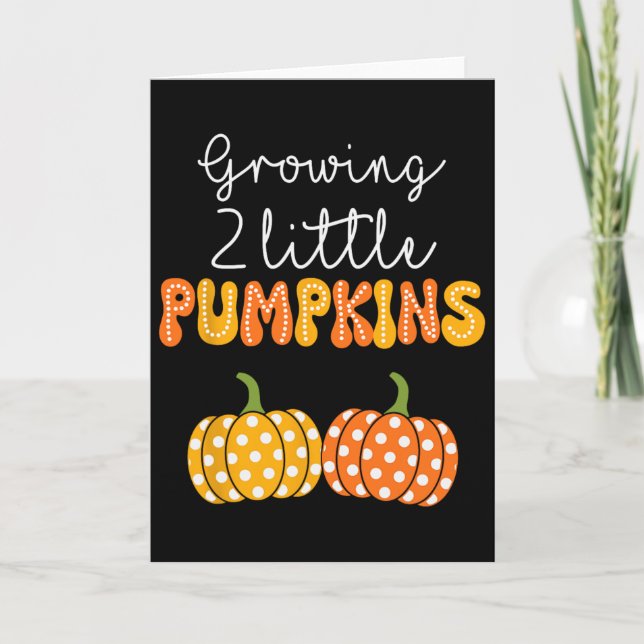 Carte Annonce de Growing Two Little Pumpkins Par  (Devant)