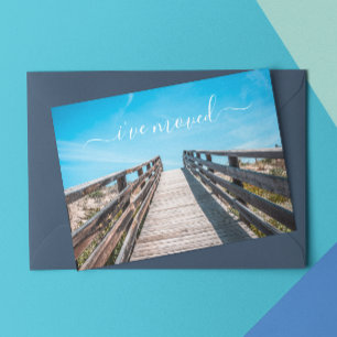 Carte Annonce de nouvelle adresse après déménagement Pla