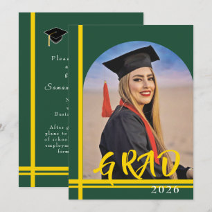 Carte Annonce de remise de diplômes universitaires ligne