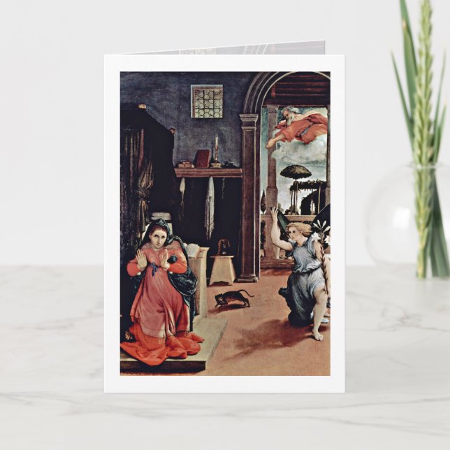 Carte Annonce par Lorenzo Lotto (Devant)