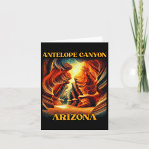 Carte Antelope Canyon Arizona Randonnée Camping