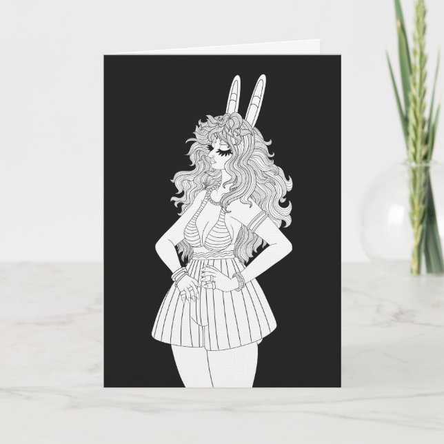Carte Anthro de lapin (Devant)