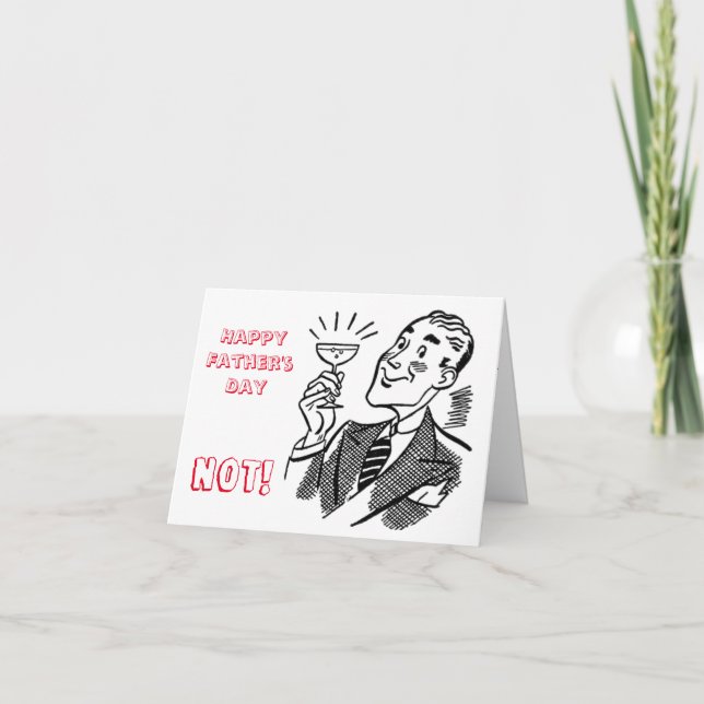 Carte anti-Fête des pères, dysfonctionnement de la (Devant)