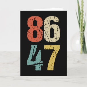 Carte Anti-Trump - 86 47 I