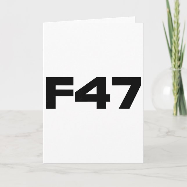 Carte Anti Trump F47 Collection Bold Resist Project 2025 (Devant)