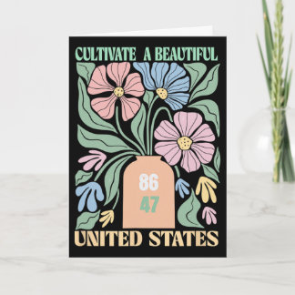 Carte Anti Trump Floral Boho 86 47 Cultivez De Beau
