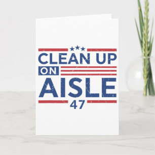 Carte Anti Trump Impeach 47 Trump 47e Président Drapeau
