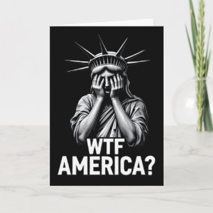 Carte Anti-trump Politique Et Démocratie Wtf Amérique 