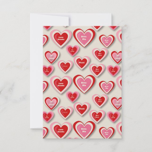 Carte Anti-Valentines 2021 Bite Me - Blanc (Devant)