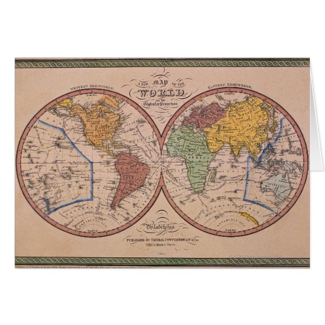 Carte antique (Devant horizontal)