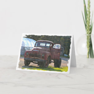 Carte Antique Camion