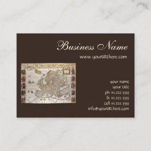 Carte antique de l'Europe par Willem Jansz Blaeu, 