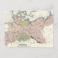 Carte antique de Prusse