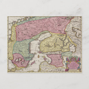 Carte antique de Suède 2