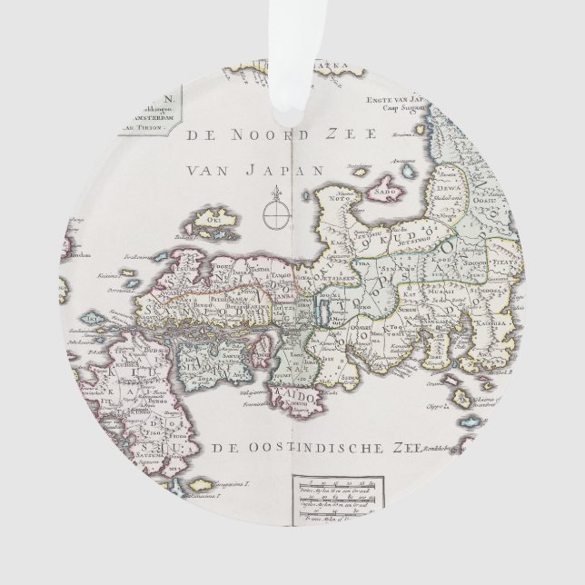 Carte antique du Japon | 1769 (devant)