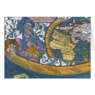 Carte antique du monde avec Claude Ptolémée, 1507