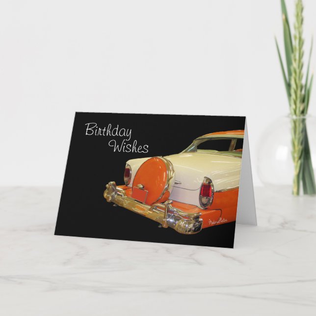 Carte Antique Merc-personnaliser à toute occasion (Devant)