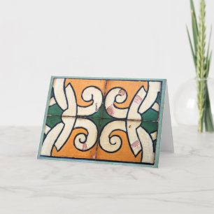 Carte Antique portuguese house tiles