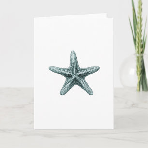 Carte Antique Sea Starfish Illustration saluant