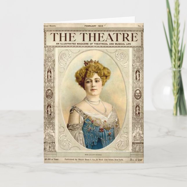 Carte Antique sur le Théâtre (Devant)