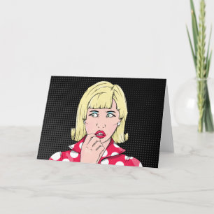 Carte Anxiety Woman