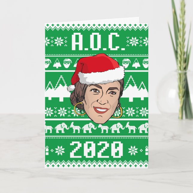 Carte AOC 2020 Noël moche (Devant)