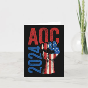 Carte Aoc 2024 Pour Le Président Alexandria Ocasio Corte