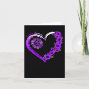 Carte Août Nous Portons Violet Surdose Sensibilisation T