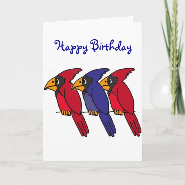 Carte AP - Cardinal Birthday Card (Devant)