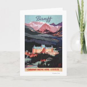 Carte Aperçu de l'affiche de Fairmont Banff Springs