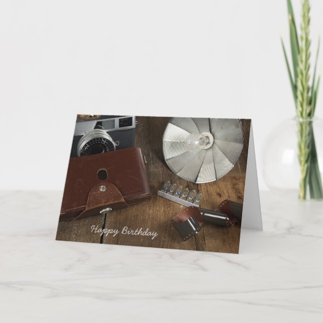 Carte appareil photo et ampoules flash (Devant)