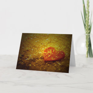 Carte Appareil photo jouet cœur