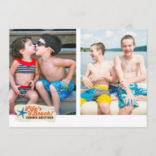 Carte Appartement de plage de salutations d'été