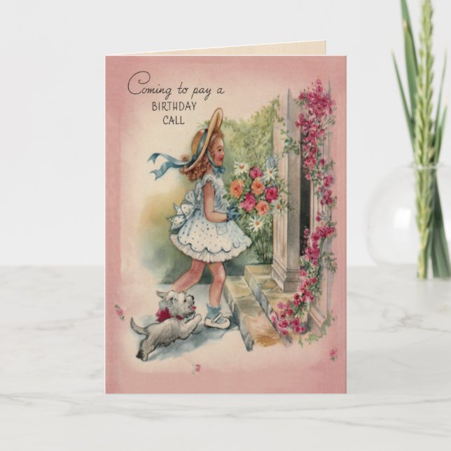 Carte Appel d'anniversaire (Devant)